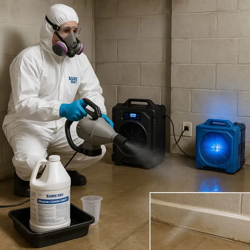 Sanitization and Odor Removal process in Shelby, OH